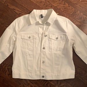 White Jean Jacket
